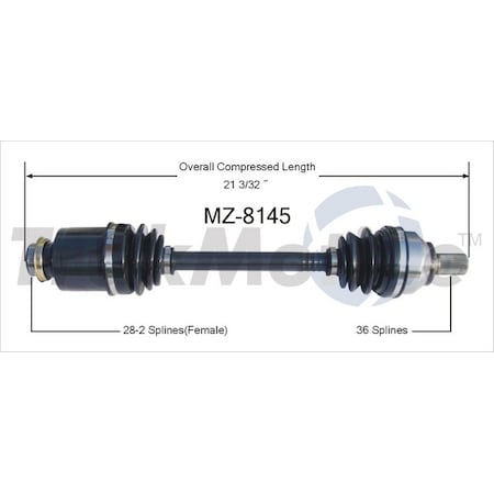 Cv Axle Shaft,Mz-8145